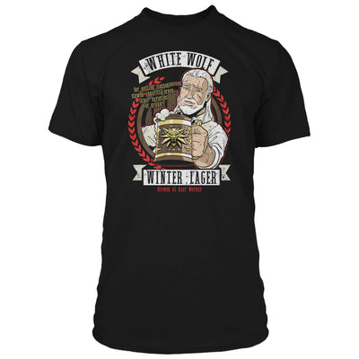 Witcher 3 Wild: Hunt White Wolf Winter Lager T-shirt