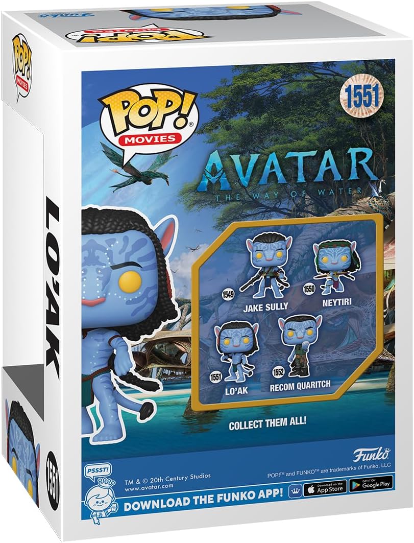 Funko Pop! Movies Avatar's Lo'ak The Way of Water #1551 - Near Mint