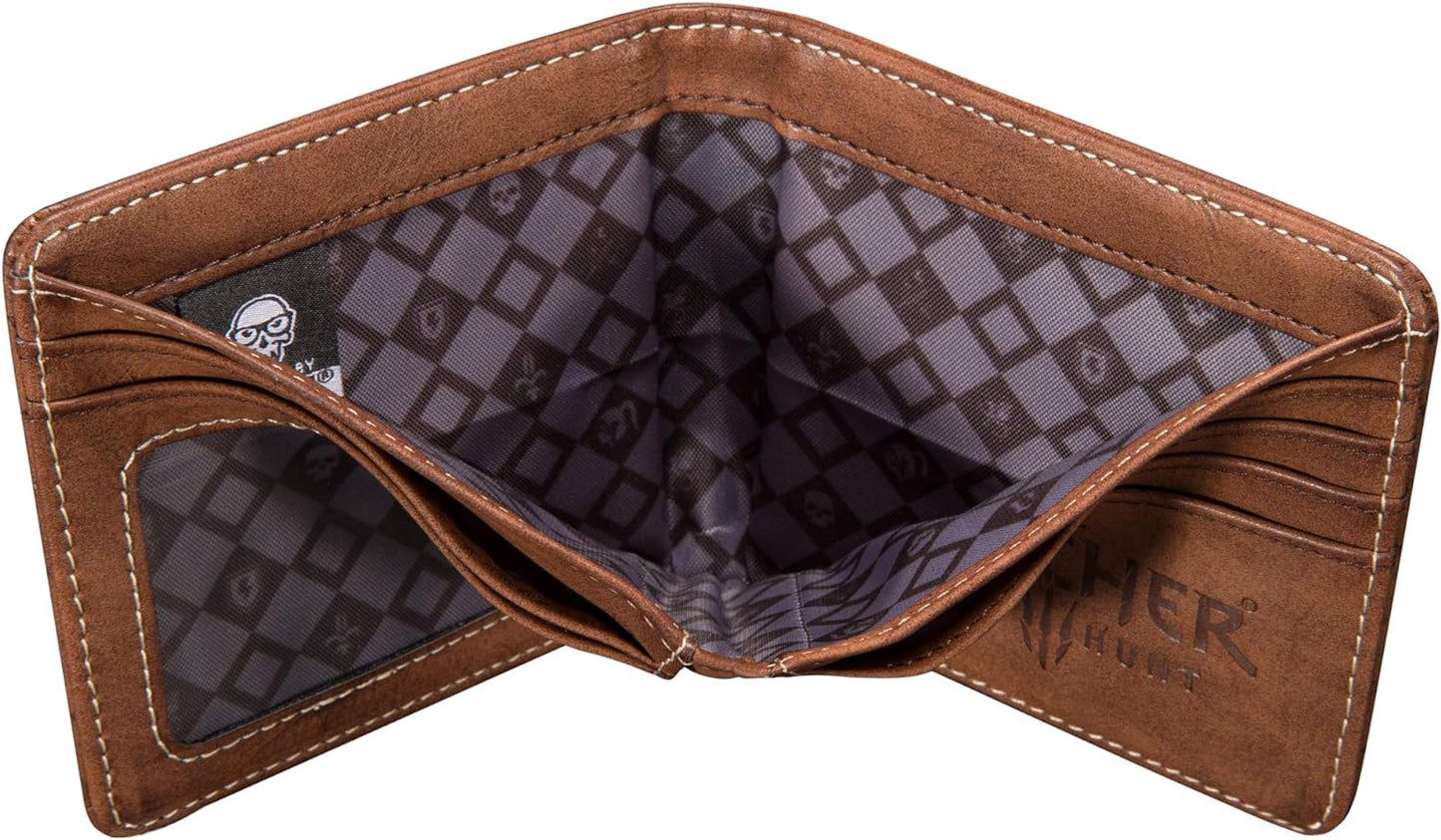 The Witcher 3 Wild Hunt Wolf Brown Bi-fold Wallet