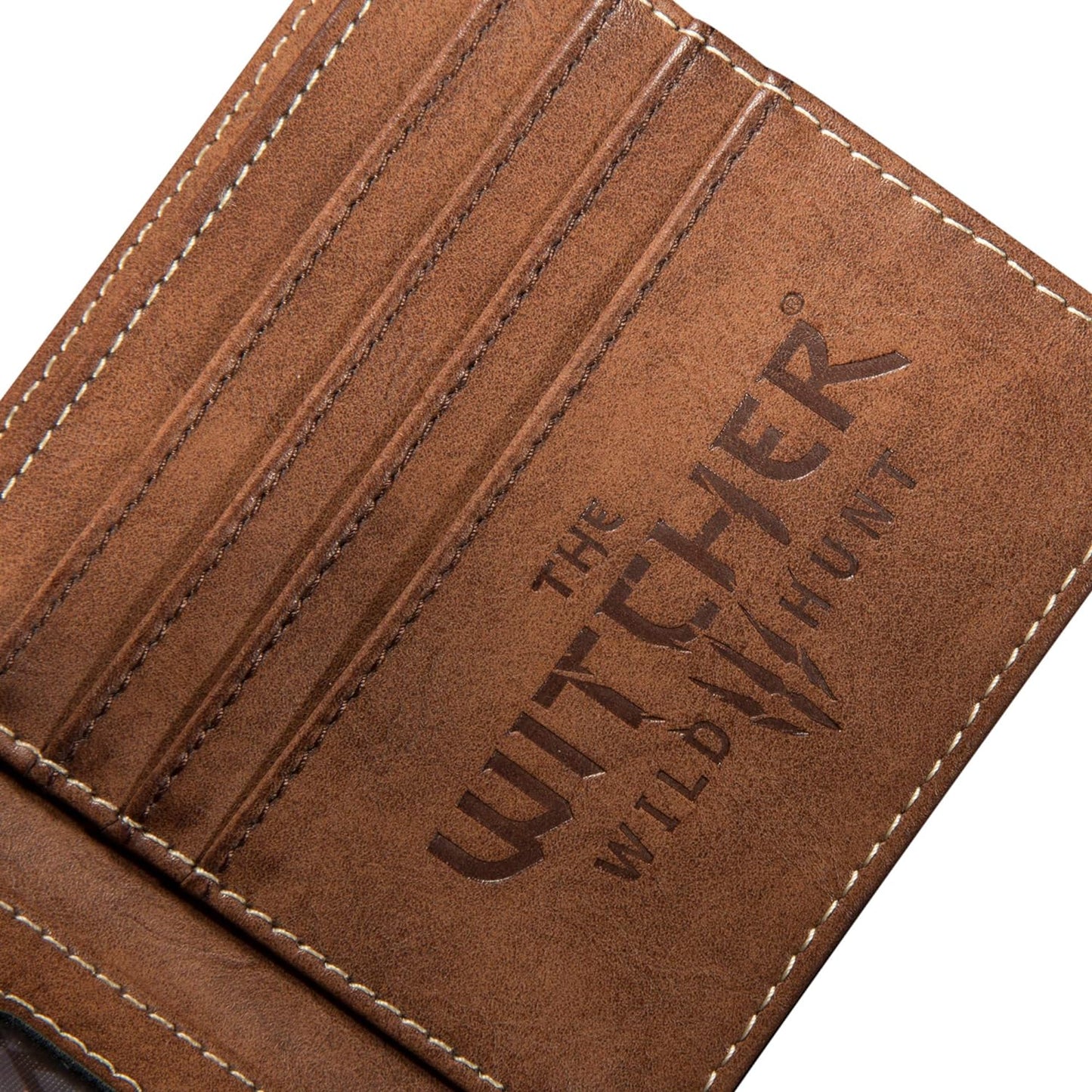 The Witcher 3 Wild Hunt Wolf Brown Bi-fold Wallet
