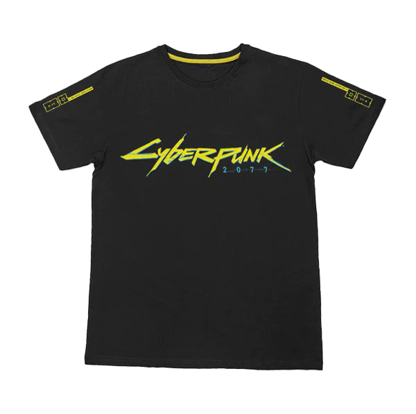 Cyberpunk 2077 Unisex Logo T-shirts Mens L-XXXL