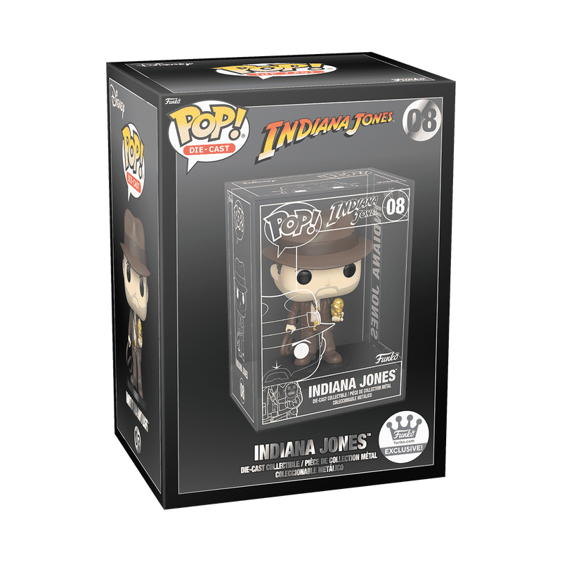 Funko Pop! Raider of the Lost Ark - Exclusive Chase edition - Die Cast Indiana Jones #08