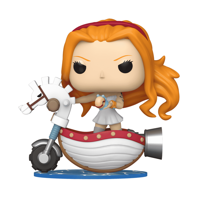 Funko Pop! One Piece Deluxe Nami with White Hobby Horse #128