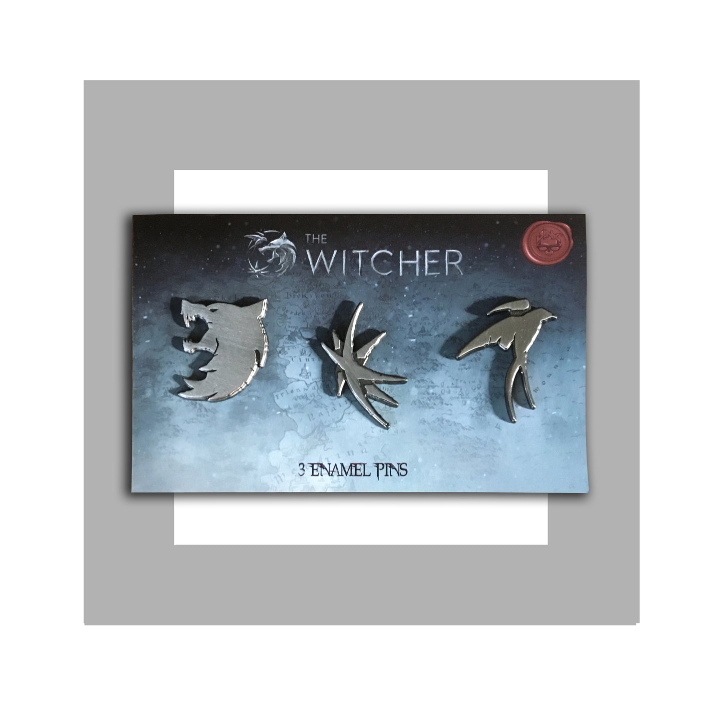 Witcher Trinity Sigil 3 pk Pin Set