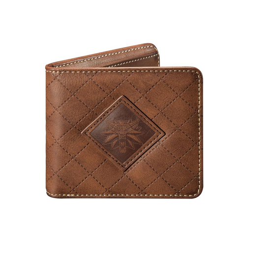 The Witcher 3 Wild Hunt Wolf Brown Bi-fold Wallet