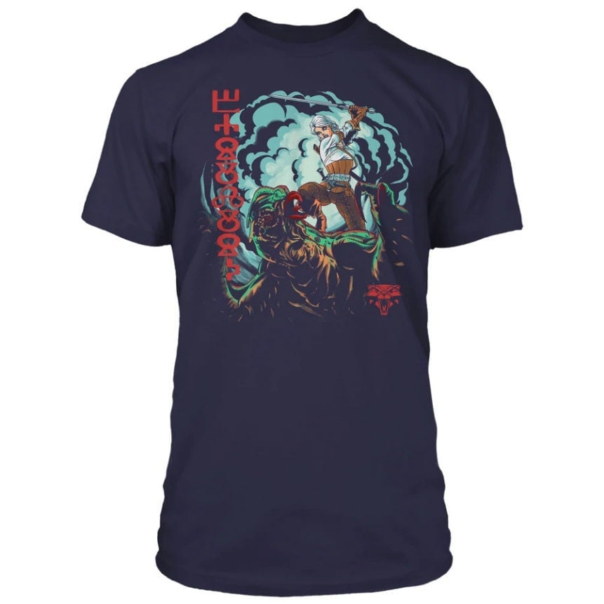 Witcher 3 Ciri Slaying the Basilisk T-shirt