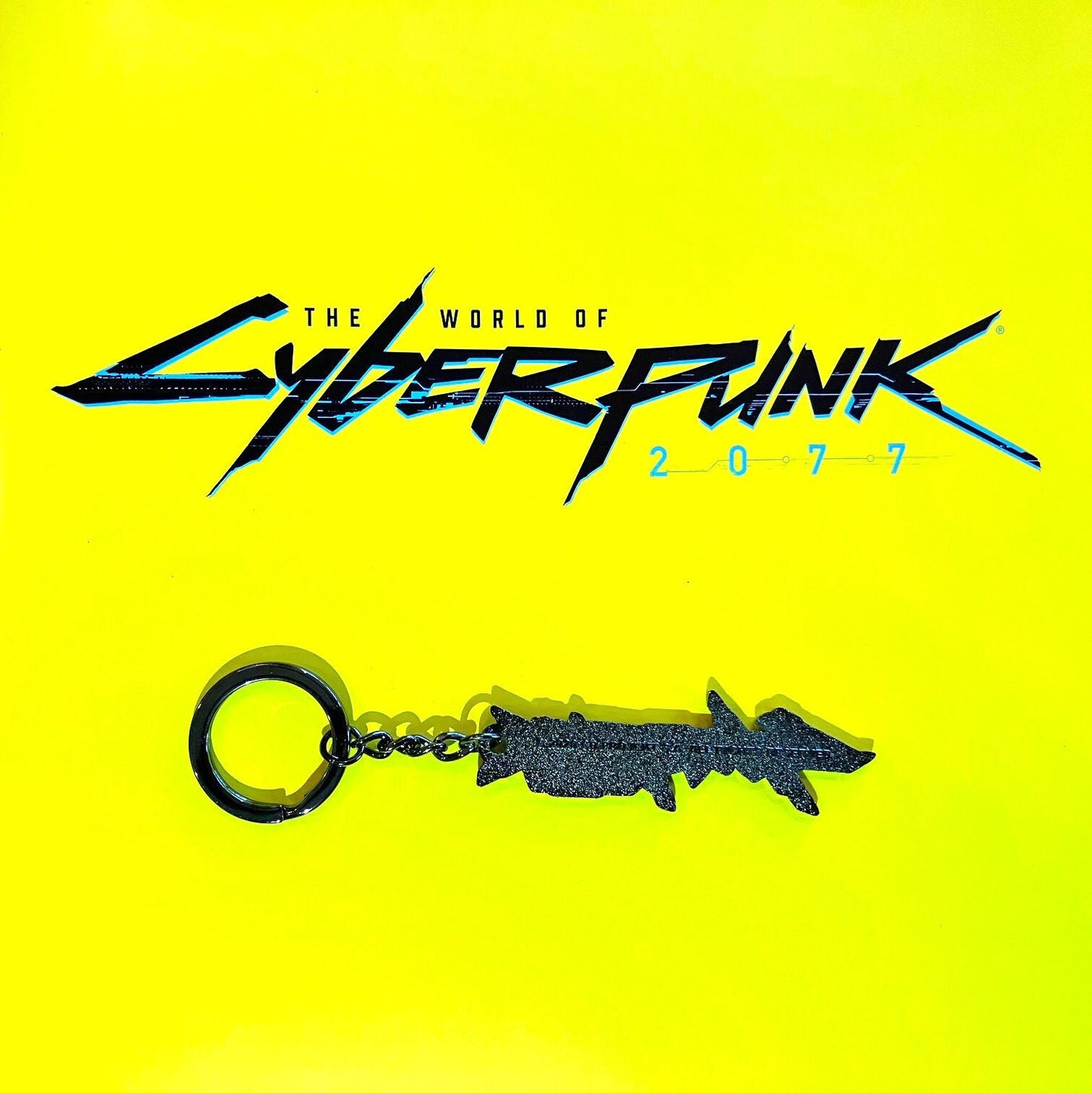 Cyberpunk 2077 All Metal Logo Keychain