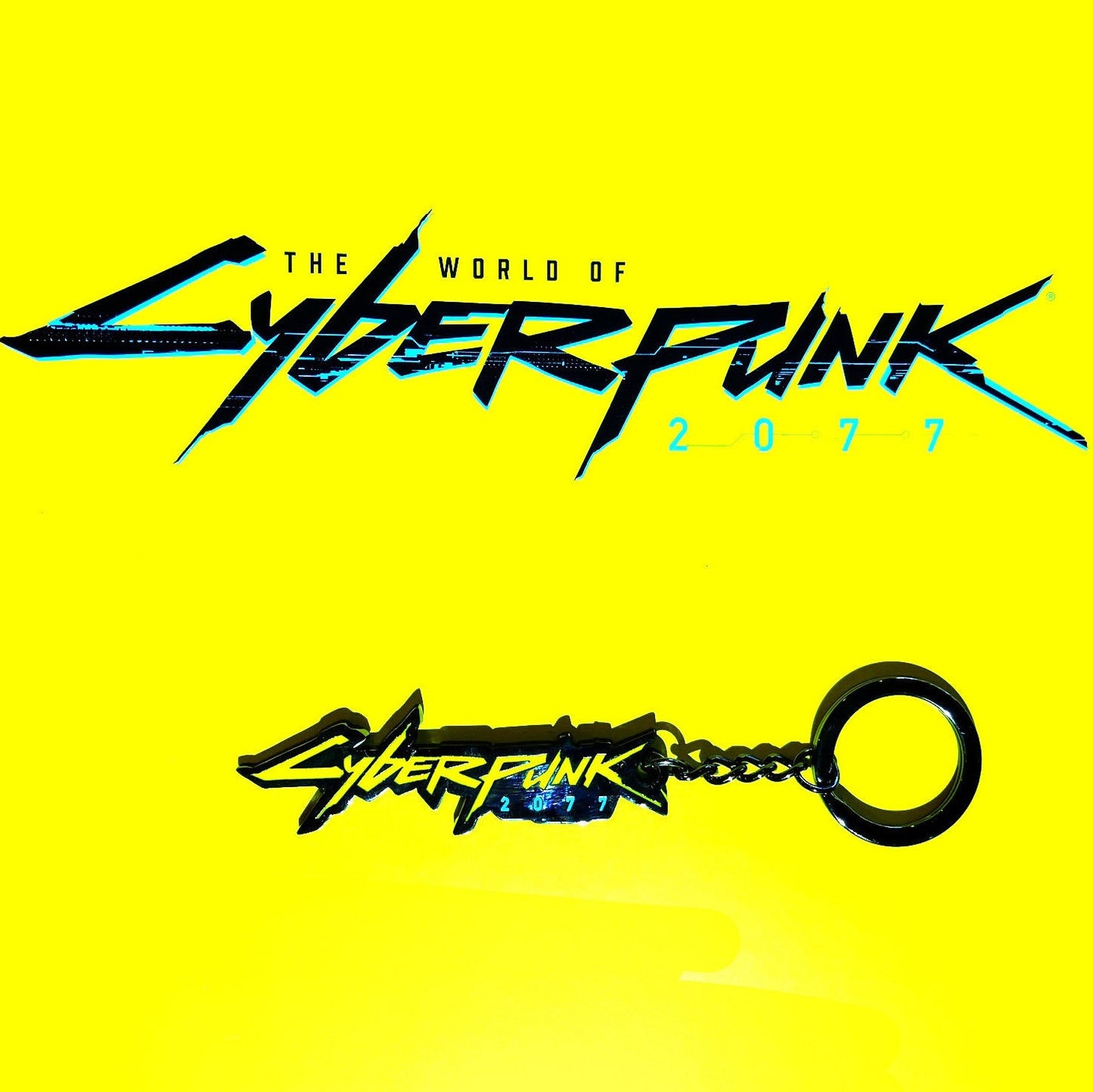 Cyberpunk 2077 All Metal Logo Keychain