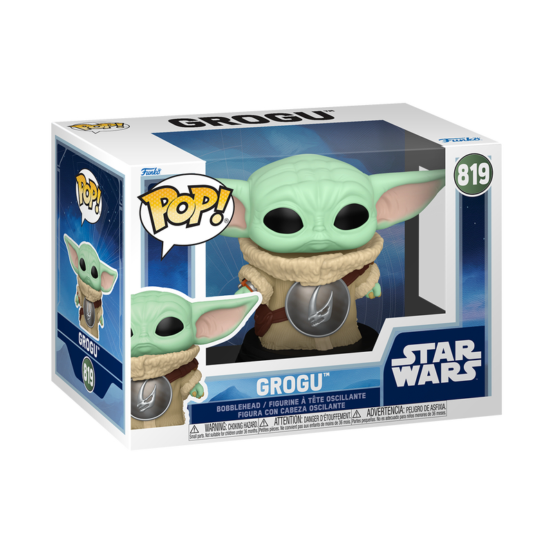 Funko Pop The Mandalorian - Grogu with Mudhorn Chest Armor #819