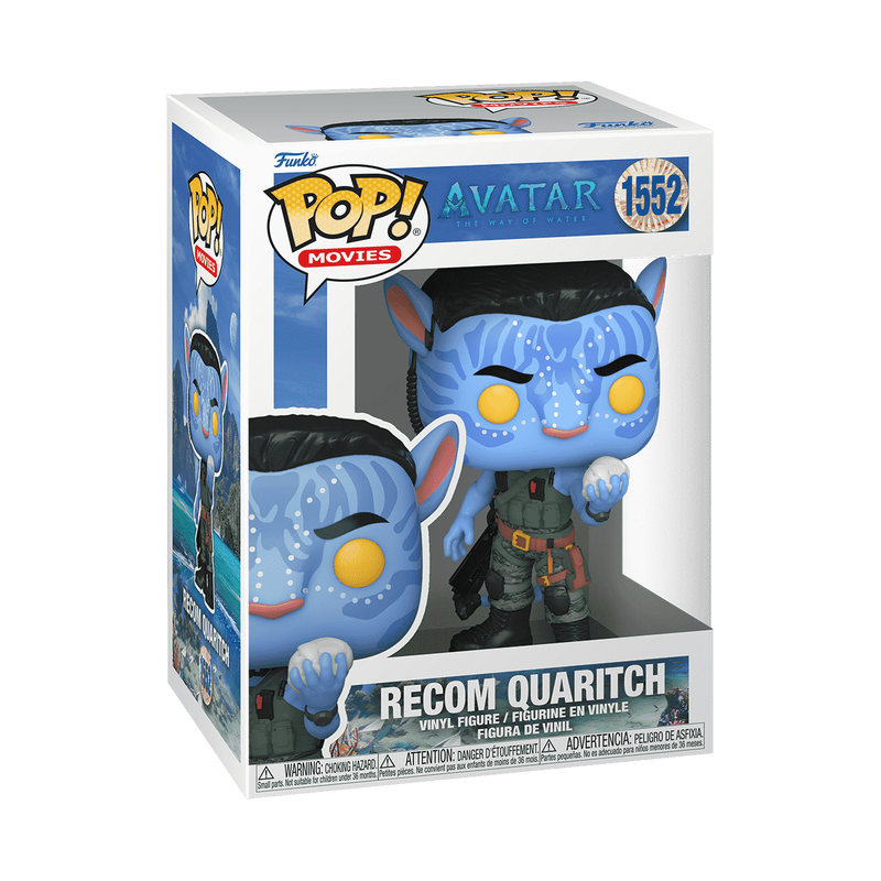 Funko Pop! Movies Avatar's Recom Quaritch #1552-Near Mint