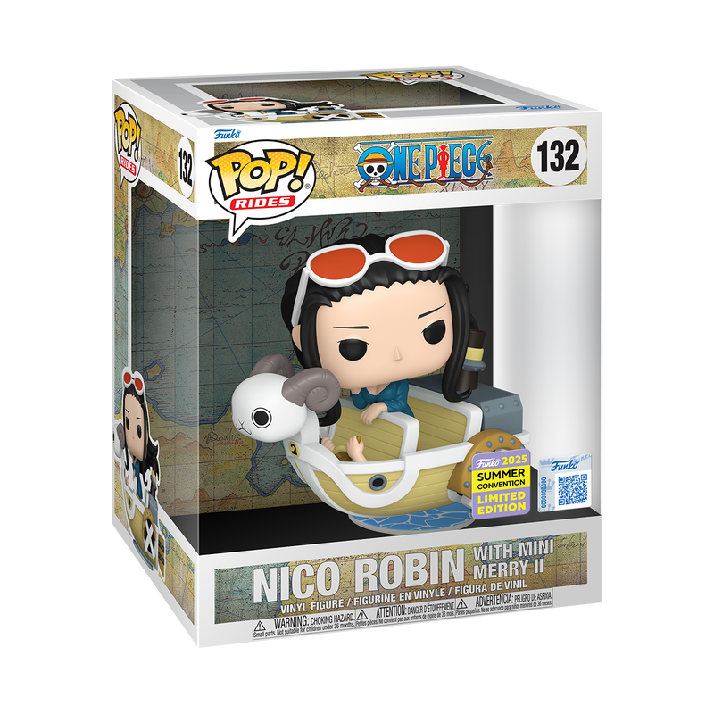 Funko Pop! One Piece  Nico Robin with Mini Merry II #132