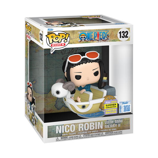 Funko Pop! One Piece  Nico Robin with Mini Merry II #132
