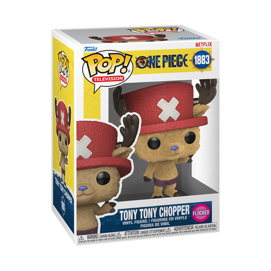 Funko Pop! One Piece Tony Chopper Flocked #1883 - One Piece Live Action Netflix - mint