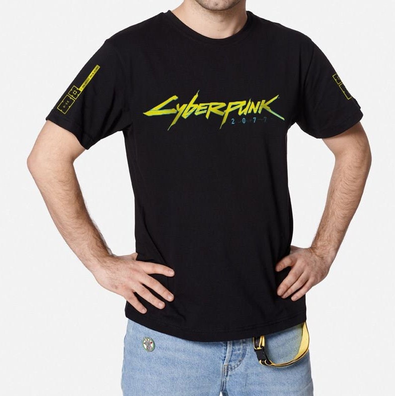 Cyberpunk 2077  Unisex Logo T-shirts Mens L-XXXL